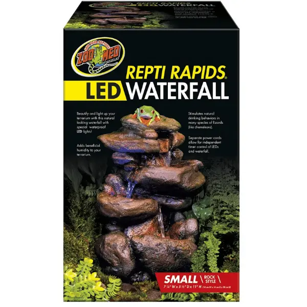 Zoo Med Repti Rapids Led Waterfall; Small Rock 1