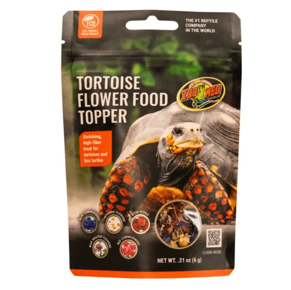 Zoo Med Tortoise & Box Turtle Flower Food Topper 1