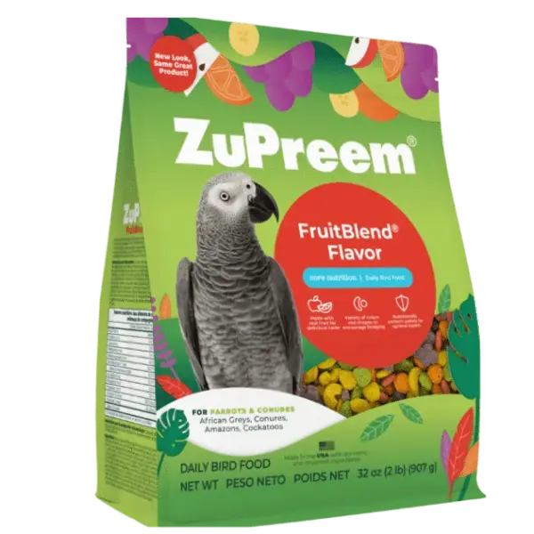Zupreem Fruitblend Flavor Bird Food, Parrots & Conures 1