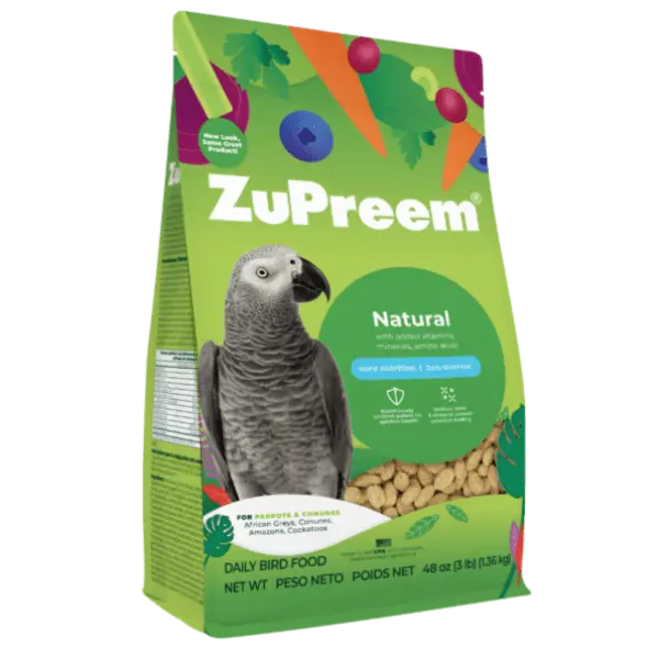 Zupreem Natural Bird Food, Parrots & Conures 1