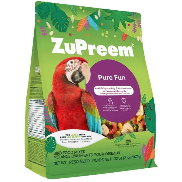 Zupreem Pure Fun Bird Food, Large 1