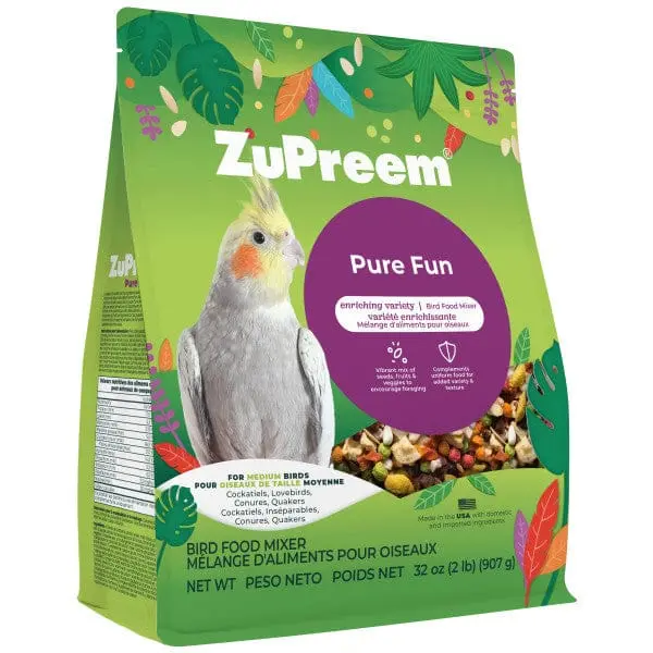 Zupreem Pure Fun Bird Food, Medium 1