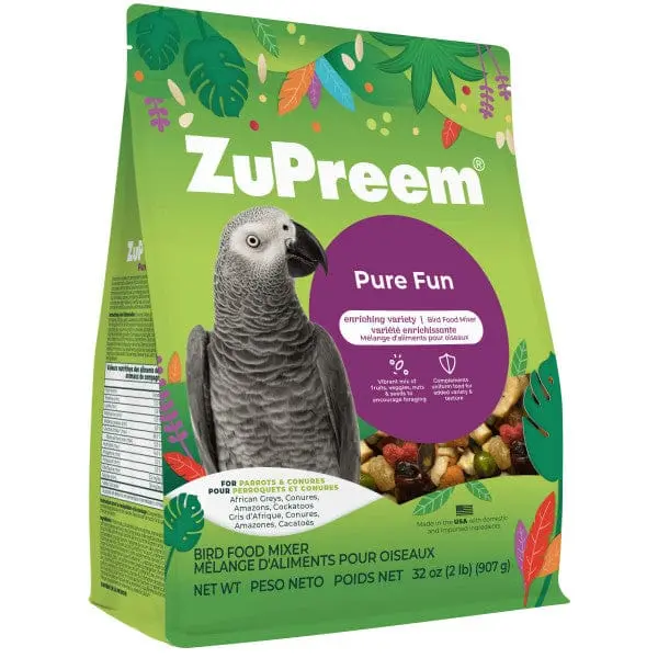 Zupreem Pure Fun Bird Food, Parrots & Conures 1