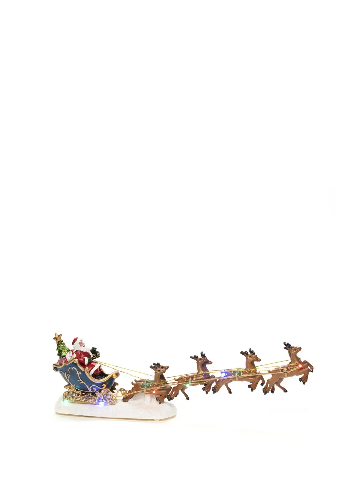 Santa Sleigh With Reindeers 1
