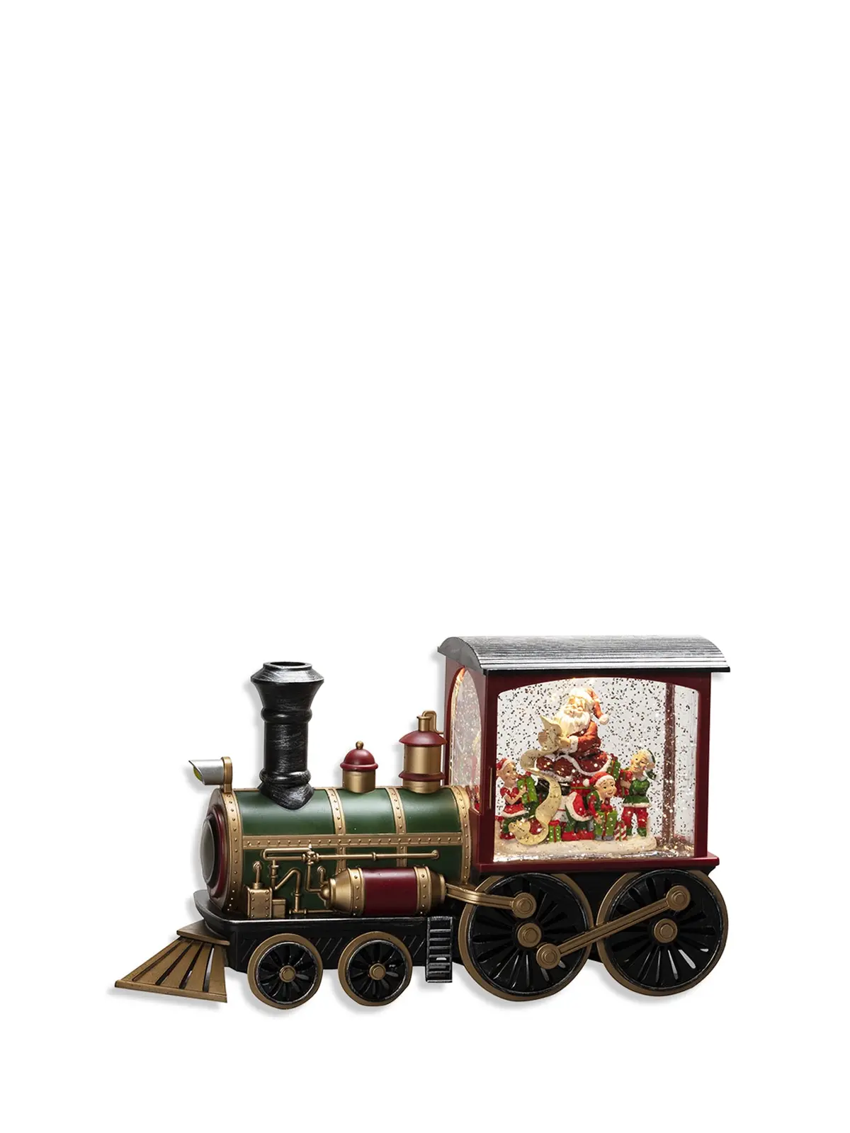 Train & Santa Water Lantern 1
