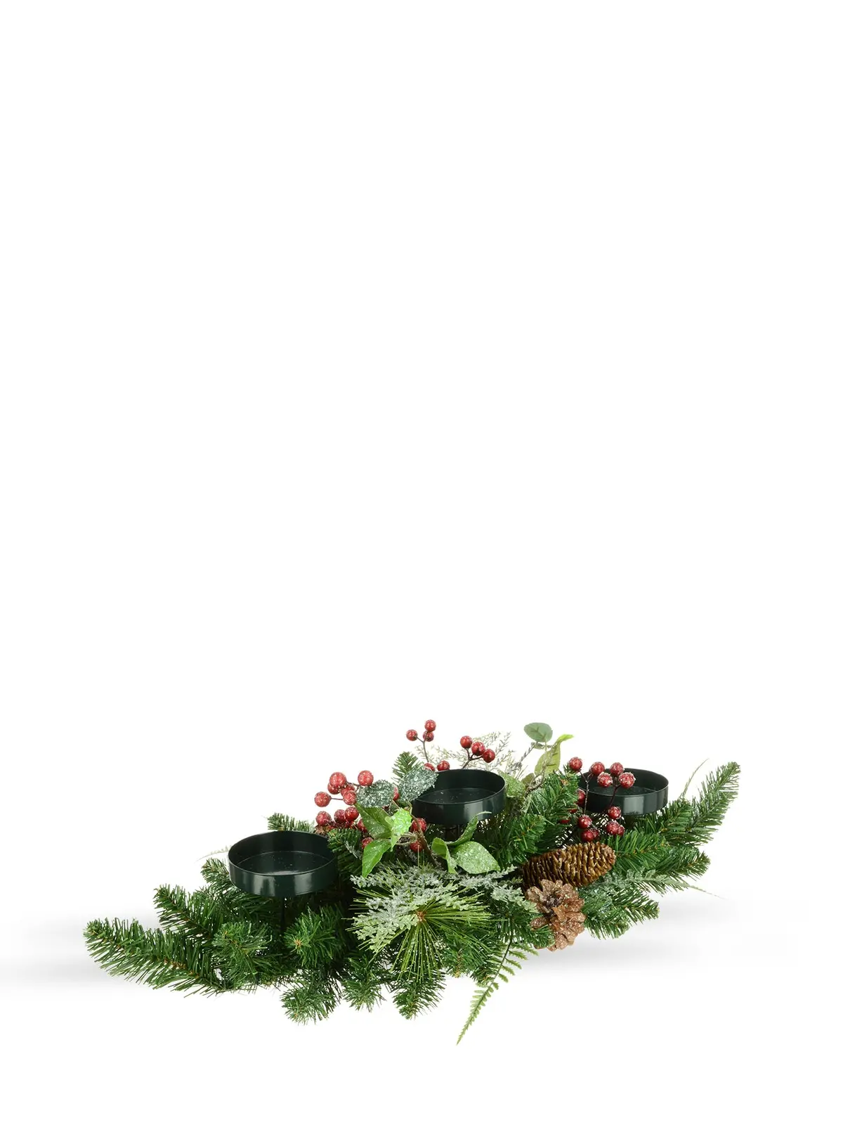Natural Iced Tablecentre 70Cm 1