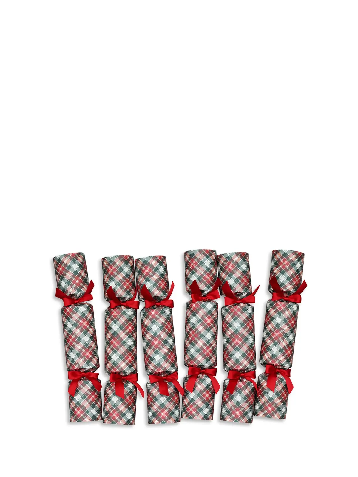 Traditional Tartan Luxury Christmas Crackers Pack Of 6 1