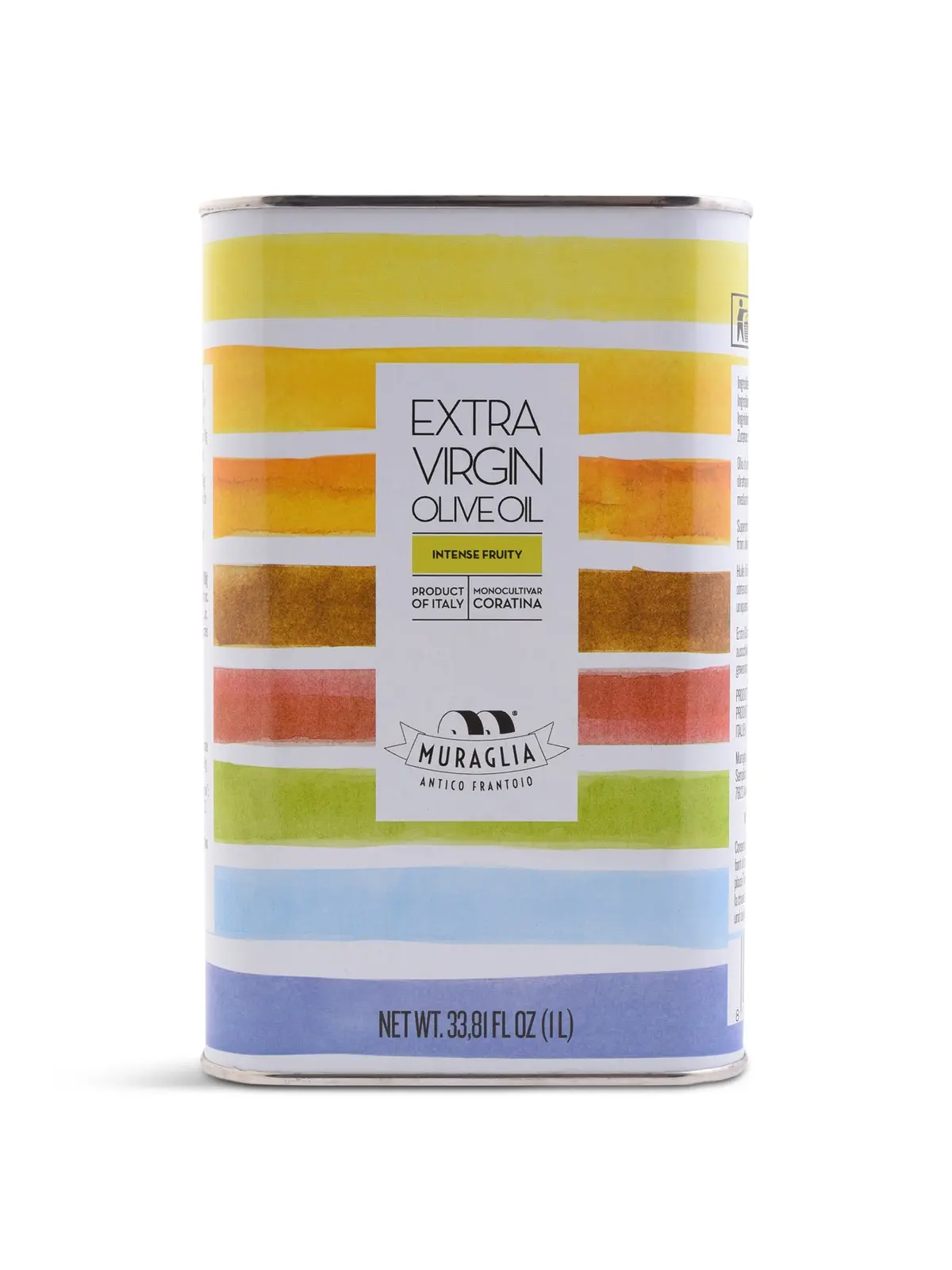 Rainbow Tin Intense Fruity Coratina Extra Virgin Olive Oil 1