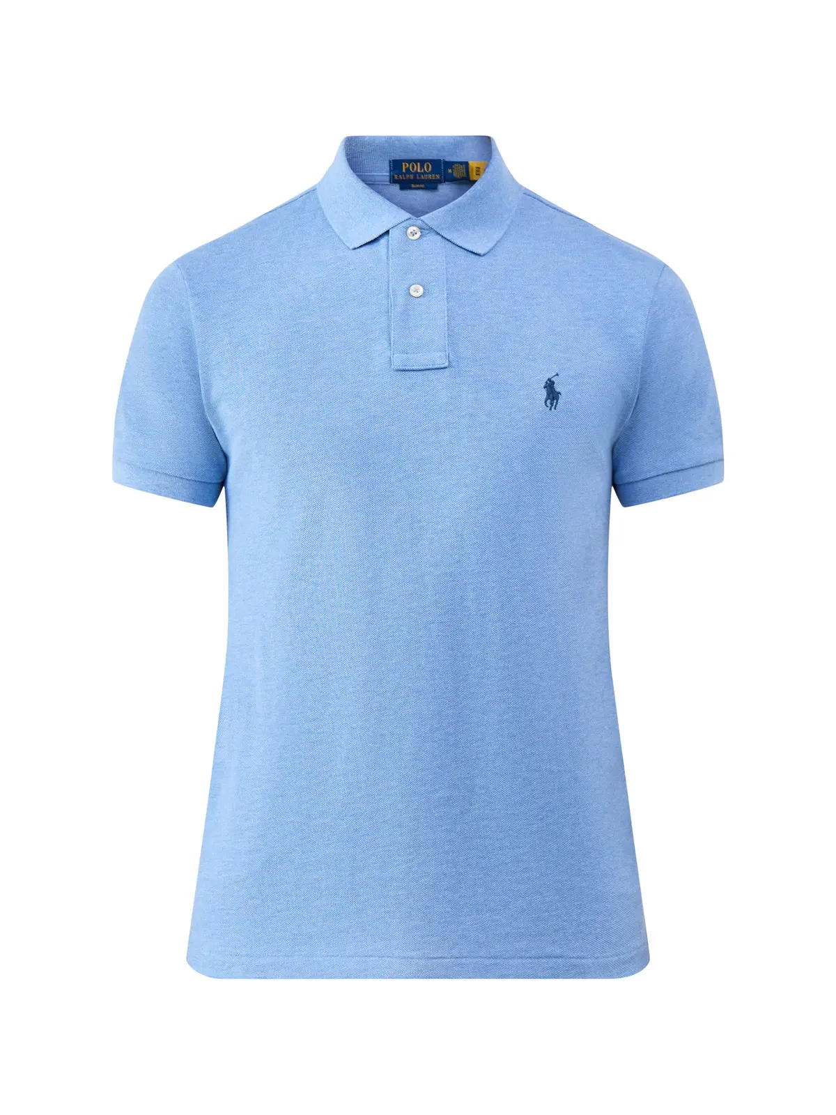Slim Fit Polo Top Soft Royal Heather 1