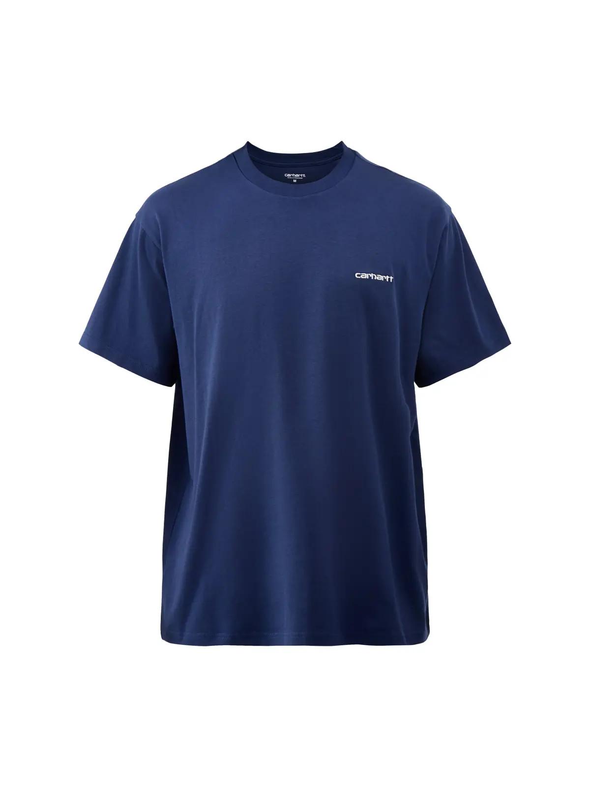 Short Sleeve Script Embroidery T-Shirt Jupiter  White 1