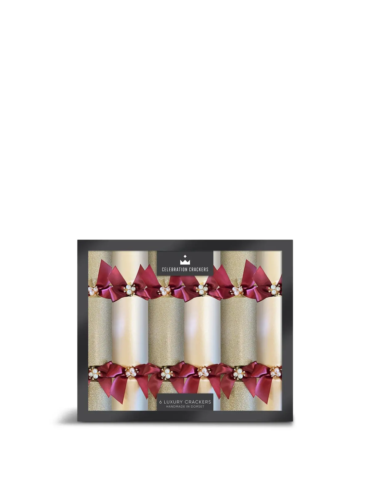 Ruby Splendour Pack Of 6 Christmas Crackers 1