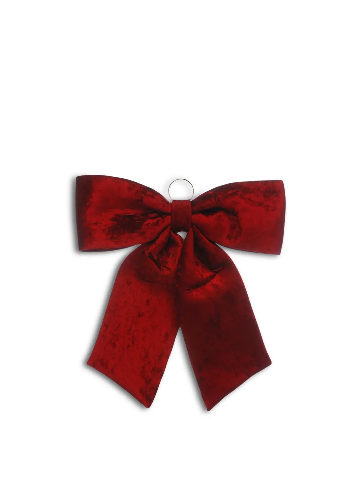 Burgundy Velvet Bow 60Cm 1