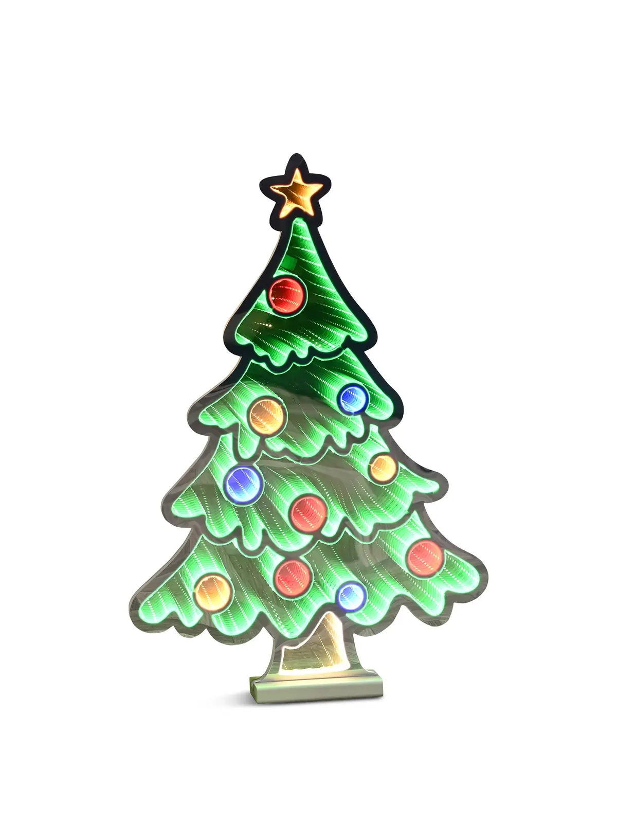 Christmas Tree Led Neon Sign With Base 60Cm 1