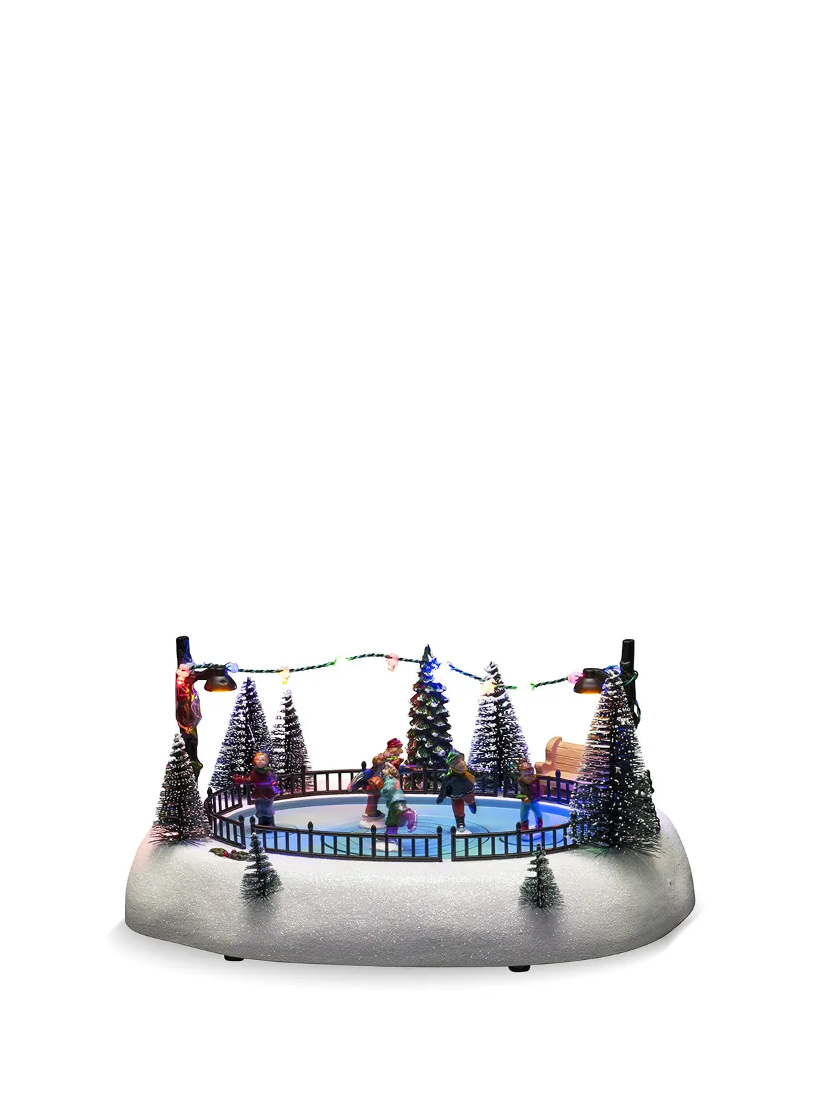 Ice Rink 12 Led Music Usb Christmas Decoration 1