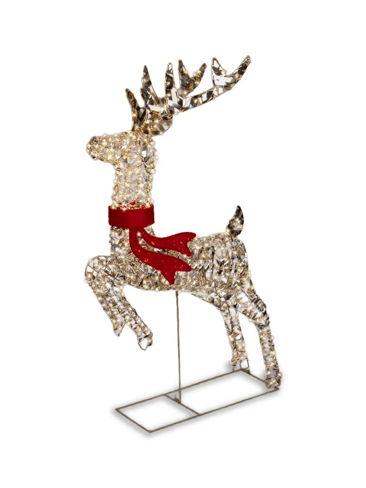 Micro Led Reindeer Flashing Christmas Light Decoration 1