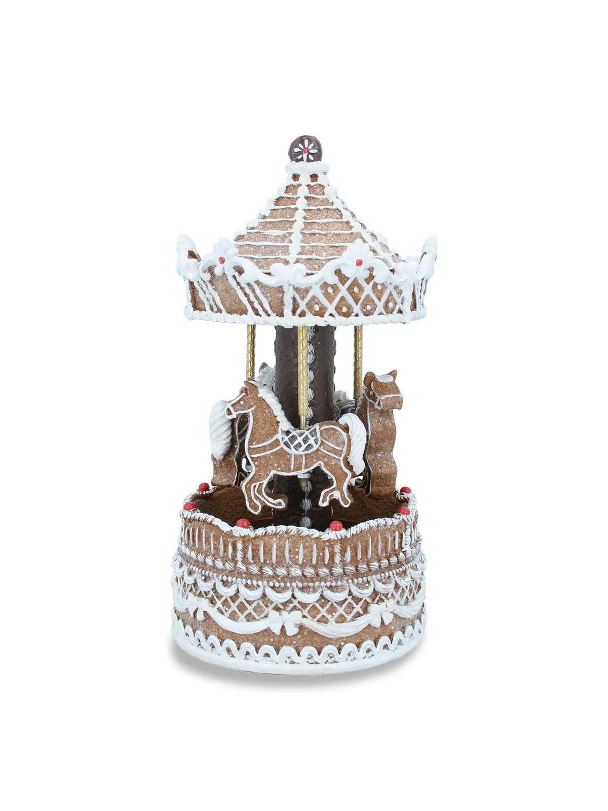 Gingerbread Carousel Music Box 1