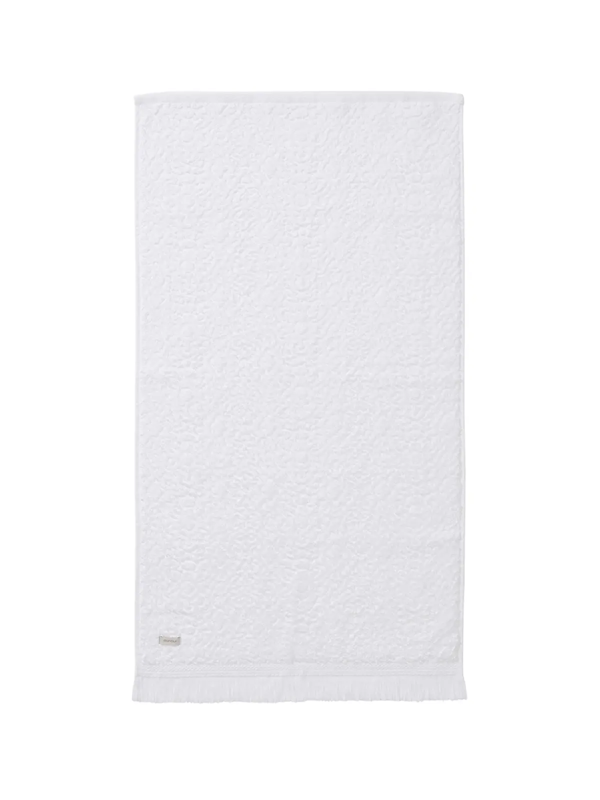 White Lotta Sculpted Hand Towel 1