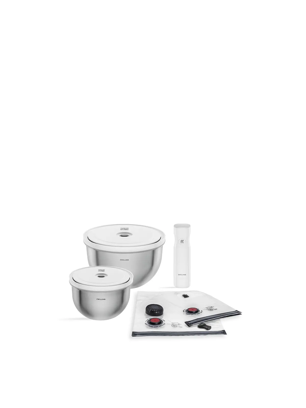 Stainless Steel Vacuum Starter Set Of 9 1