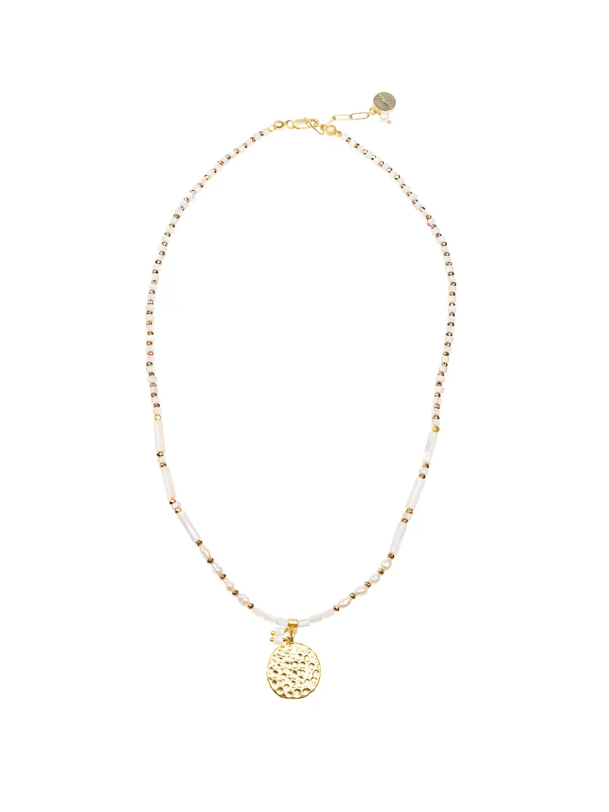 Bone Disc Necklace 1