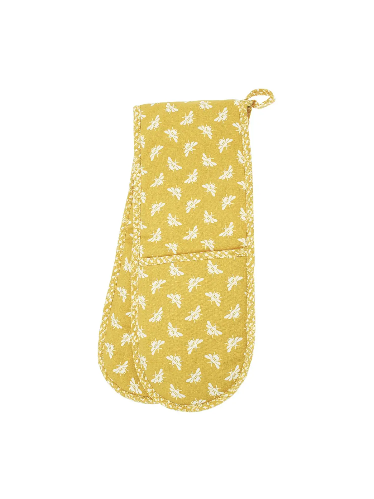 Bee Double Oven Glove Ochre 1