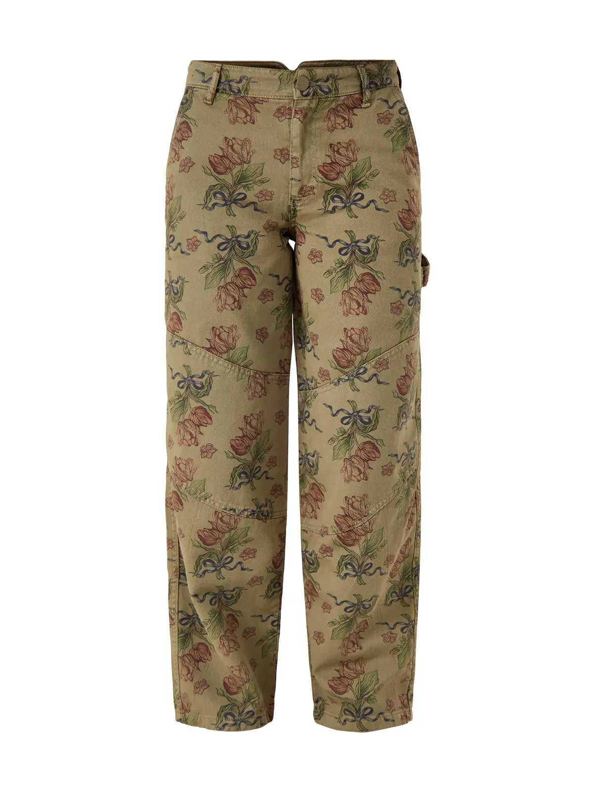 Drew Jeans Over Dye Tulip Khaki 1