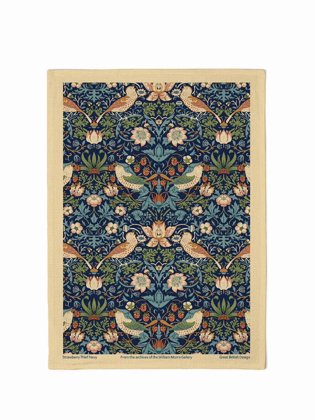 Strawberry Thief Tea Towel 1