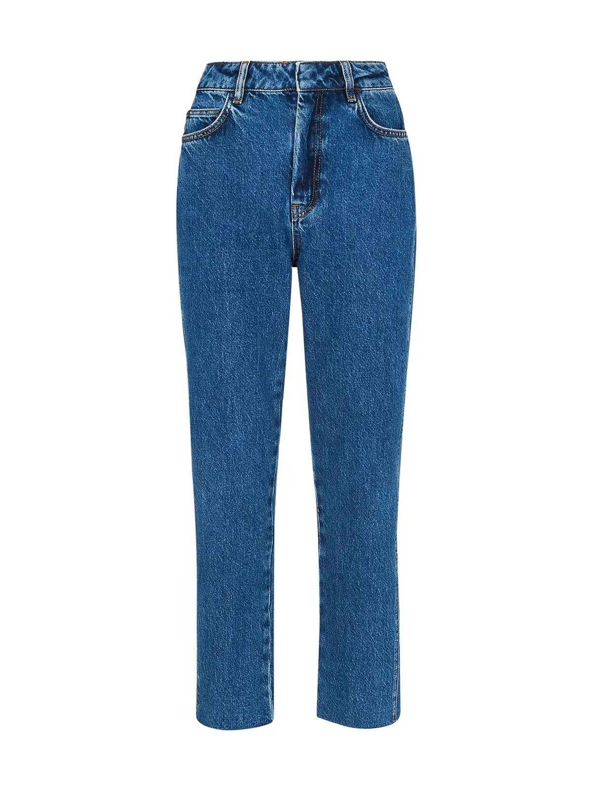 Denim Authentic Slim Frayed Jean 1