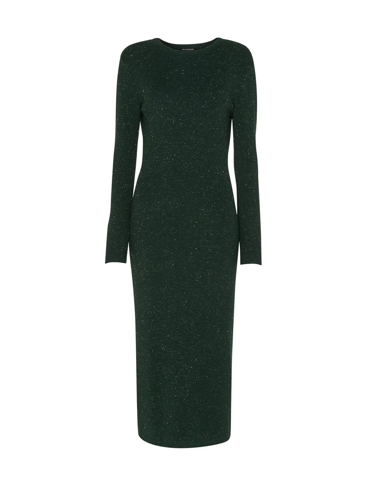 Dark Green Annie Sparkle Knit Dress 1