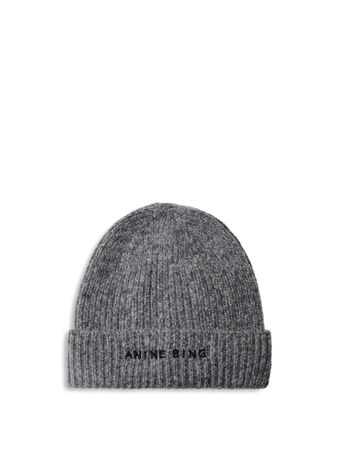 Elia Beanie - Heather Charcoal Grey Melange 1