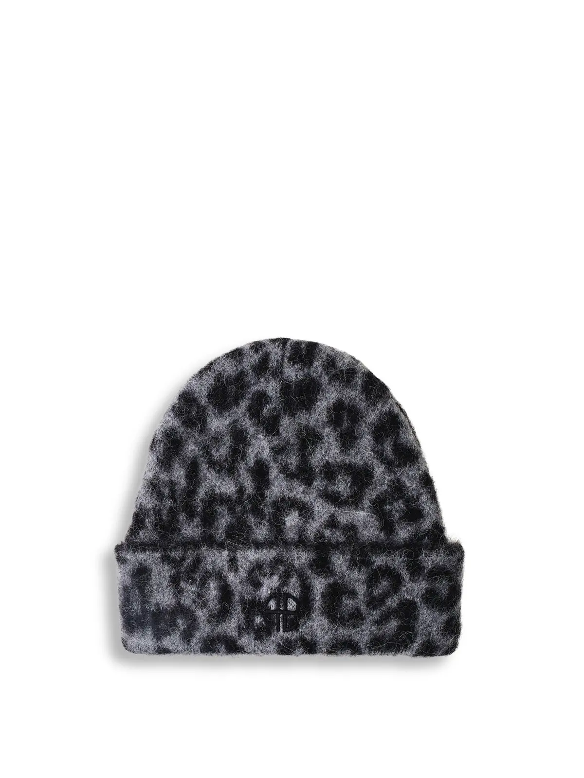 Elia Beanie - Grey Leopard Leopard 1