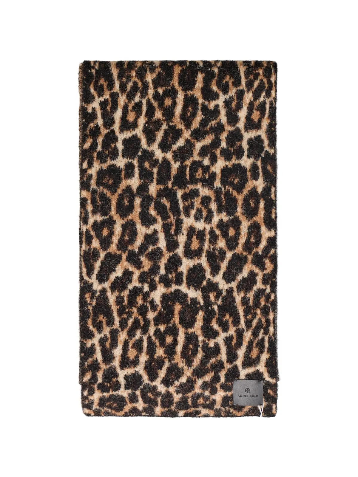 Hannah Scarf Black And Brown Leopard 1