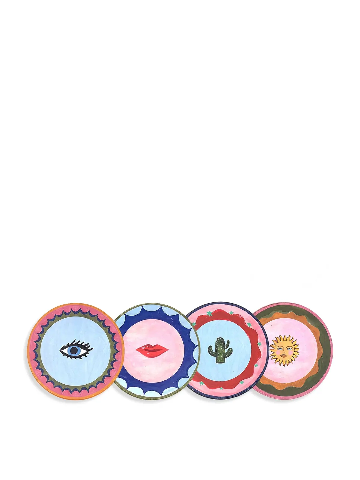 Electric Coast Set Of 4 Iron Cork Backed Placemats 1