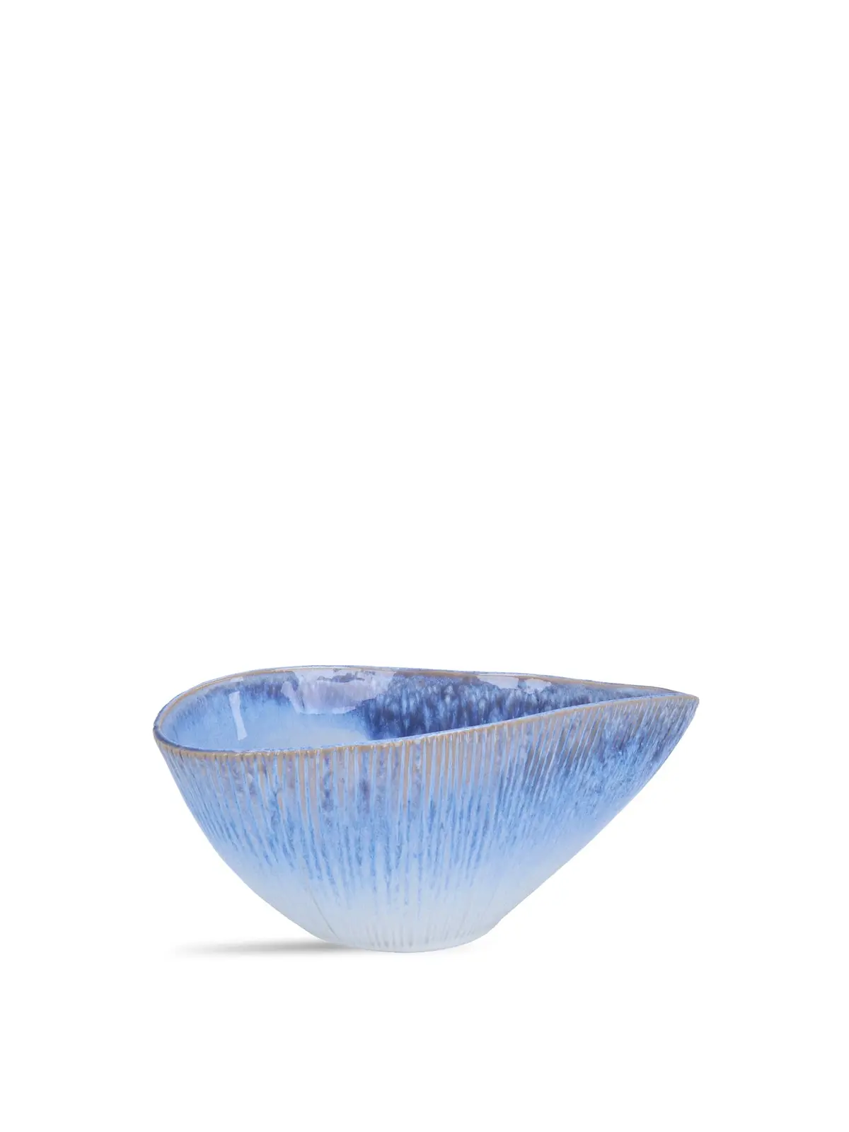 Ombre Stoneware Shell Bowl Ornament 1