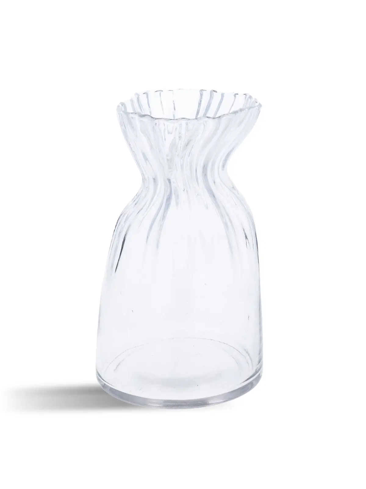 Glass Scrunch Vase Samll 1