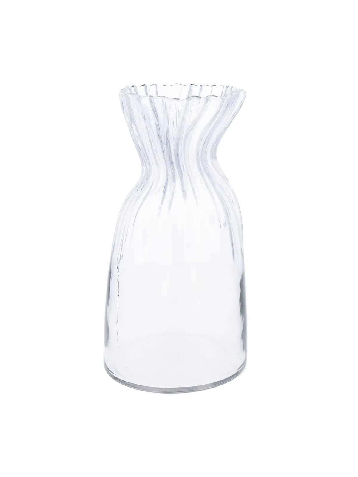 Glass Scrunch Vase Large 1