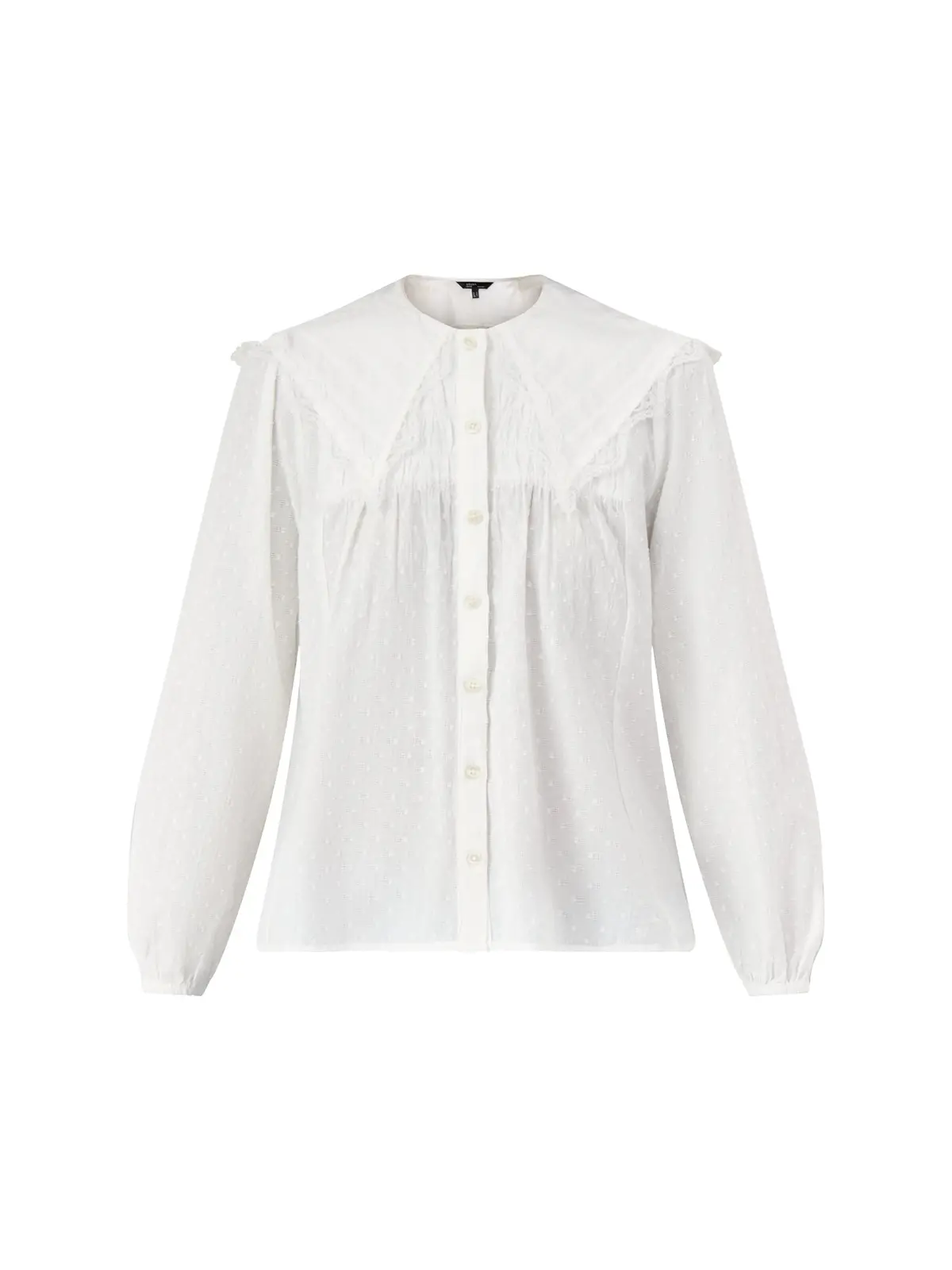 Collared Blouse White 1