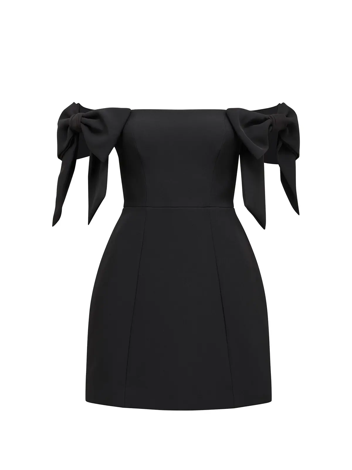 Adalyn Mini Bow Dress Black 1