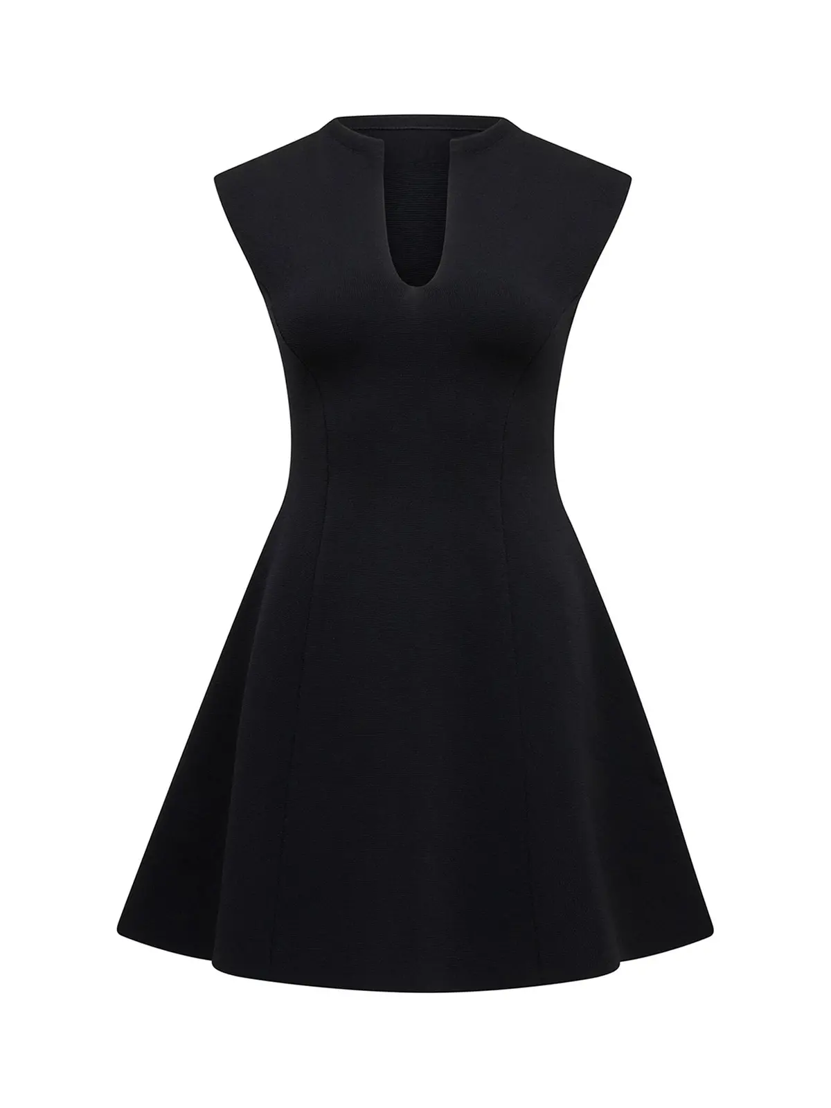 Katerina Crepe Knitted Mini Dress 1
